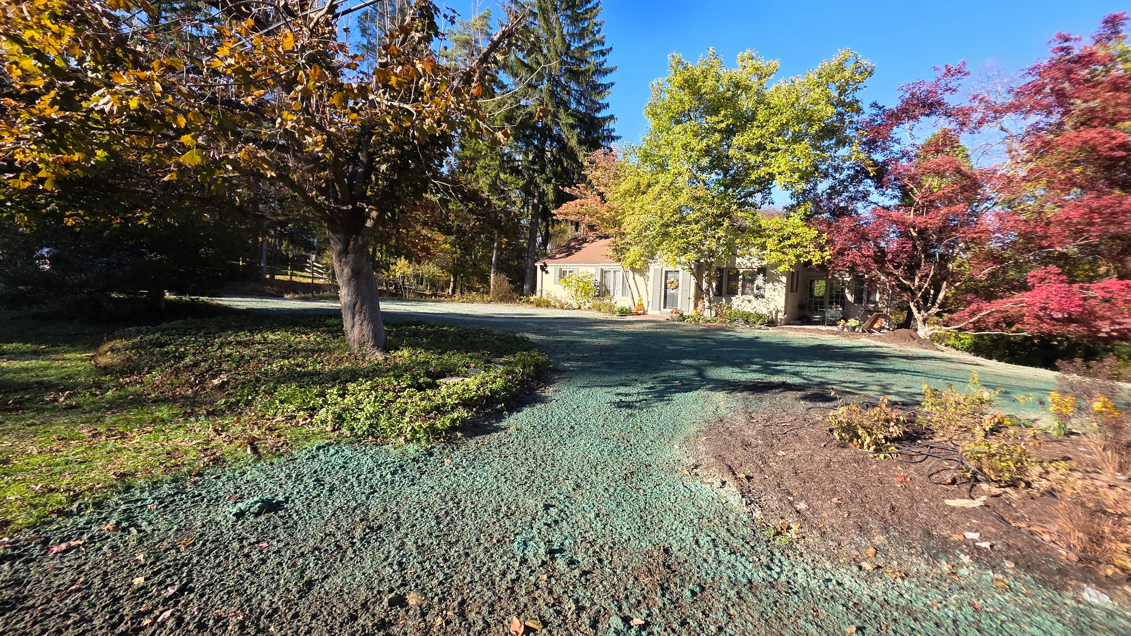 Residential landscaping project